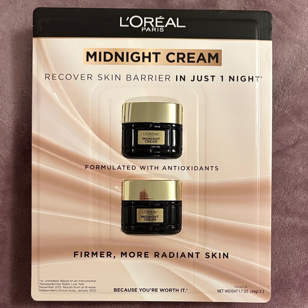 L'Oreal Paris, midnight cream, double pack